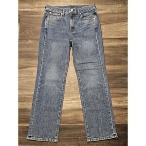 AYR Jeans The LaLa Women's 29S Mid Rise Straight Leg Medium Wash Made in LA